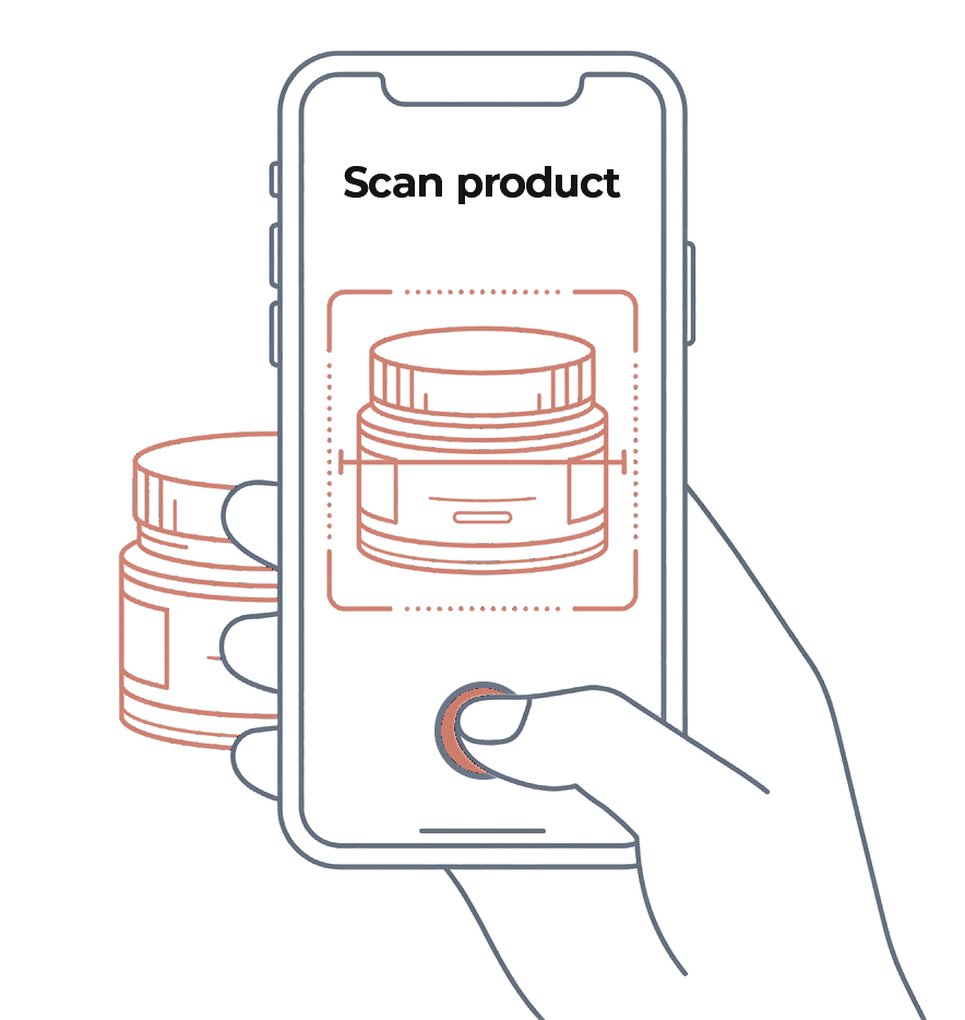 Scan product with smartphone