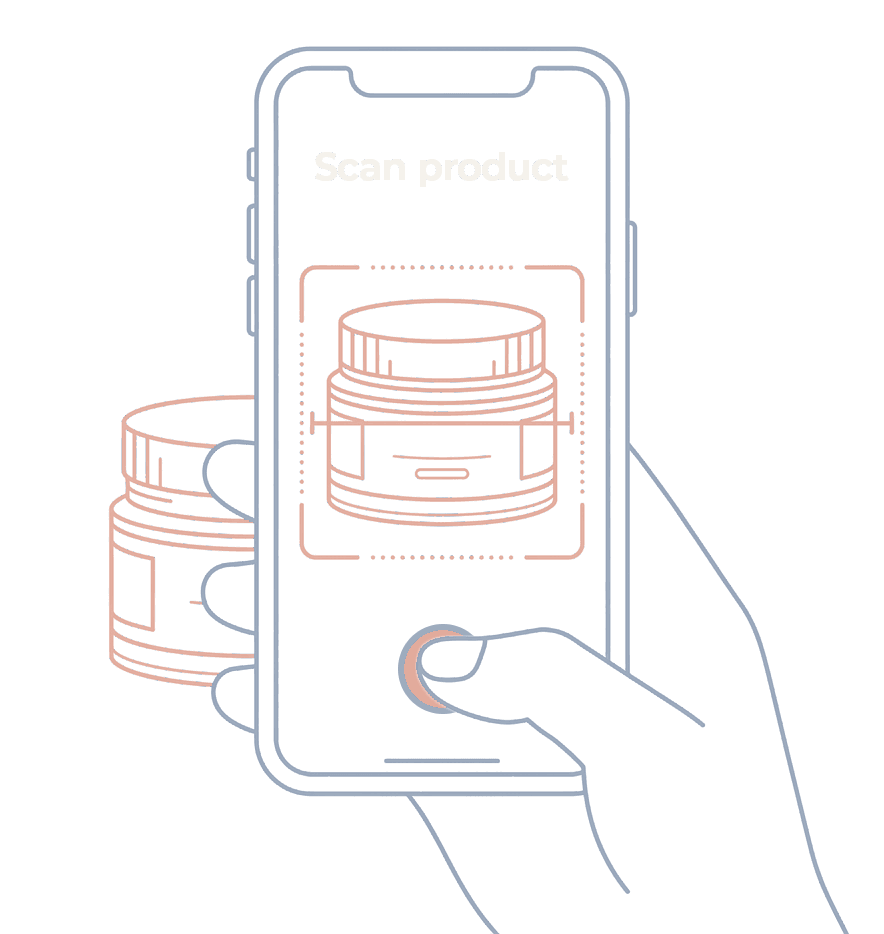Scan product with smartphone
